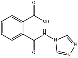 2-[(4H-1,2,4-TRIAZOL-4-YLAMINO)CARBONYL]BENZENECARBOXYLIC ACID Struktur