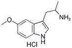 5-METHOXY-ALPHA-METHYLTRYPTAMINE HYDROCHLORIDE Struktur