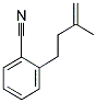 4-(2-CYANOPHENYL)-2-METHYL-1-BUTENE Struktur