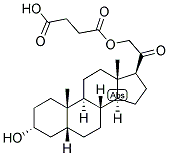 5-BETA-PREGNAN-3-ALPHA, 21-DIOL-20-ONE 21-HEMISUCCINATE Struktur