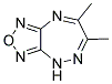 6,7-DIMETHYL-4H-[1,2,5]OXADIAZOLO[3,4-C][1,2,5]TRIAZEPINE Struktur