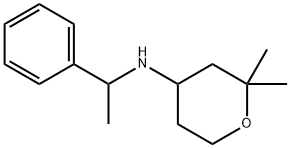 (2,2-DIMETHYL-TETRAHYDRO-PYRAN-4-YL)-(1-PHENYL-ETHYL)-AMINE Struktur