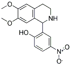 6,7-DIMETHYL-1-(2-HYDROXY-5-NITROPHENYL)-1,2,3,4-TETRAHYDROISOQUINOLINE Struktur