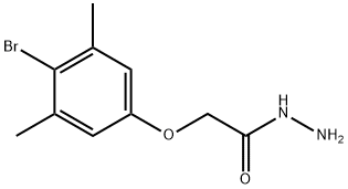 N-AMINO-2-(4-BROMO-3,5-DIMETHYLPHENOXY)ETHANAMIDE Struktur