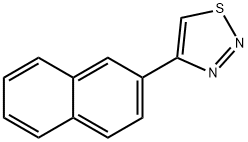 4-(2-NAPHTHYL)-1,2,3-THIADIAZOLE Struktur