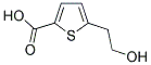 5-(2-HYDROXYETHYL)-2-THIOPHENECARBOXYLIC ACID Struktur