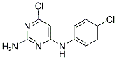 6-CHLORO-N4-(4-CHLOROPHENYL)-2,4-PYRIMIDINEDIAMINE Struktur