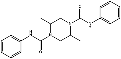 (2,5-DIMETHYL-4-(N-PHENYLCARBAMOYL)PIPERAZINYL)-N-BENZAMIDE Struktur