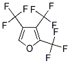 2,3,4-TRI(TRIFLUOROMETHYL)FURAN Struktur