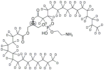 1,2-DIPALMITOYL-D62-SN-GLYCERO-3-PHOSPHOETHANOLAMINE Struktur