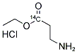 ALANINE, BETA-[1-14C] ETHYL ESTER HYDROCHLORIDE Struktur