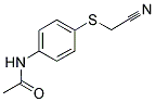 N-(4-(NITRILOMETHYLTHIO)PHENYL)ETHANAMIDE Struktur