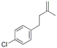 4-(4-CHLOROPHENYL)-2-METHYL-1-BUTENE Struktur