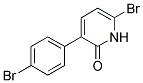 6-BROMO-3-(4-BROMOPHENYL)-1,2-DIHYDROPYRIDIN-2-ONE Struktur