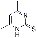 4,6-DIMETHYL-2-THIOPYRIMIDINE Struktur