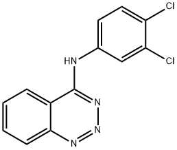 N-(1,2,3-BENZOTRIAZIN-4-YL)-N-(3,4-DICHLOROPHENYL)AMINE Struktur