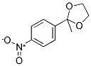 2-METHYL-2-(4-NITROPHENYL)-1,3-DIOXOLANE Struktur