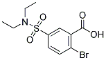 2-BROMO-5-[(DIETHYLAMINO)SULFONYL]BENZOIC ACID Struktur