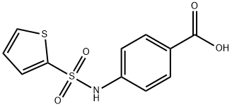 4-(THIOPHENE-2-SULFONYLAMINO)-BENZOIC ACID Struktur