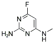 2-AMINO-4-METHYLAMINO-6-FLUOROPYRIMIDINE Struktur