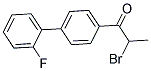 2-BROMO-1-(2'-FLUORO[1,1'-BIPHENYL]-4-YL)PROPAN-1-ONE Struktur