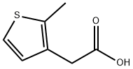 (2-METHYL-THIOPHEN-3-YL)-ACETIC ACID Struktur