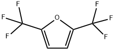 2,5-BIS(TRIFLUOROMETHYL)FURAN Struktur