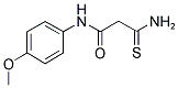 3-AMINO-N-(4-METHOXYPHENYL)-3-THIOXOPROPANAMIDE Struktur