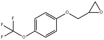 2-([4-(TRIFLUOROMETHOXY)PHENOXY]METHYL)OXIRANE Struktur