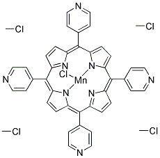 MANGANESE(III) 5,10,15,20-TETRA(4-PYRIDYL)-21H,23H-PORPHINE CHLORIDE TETRAKIS(METHOCHLORIDE) Struktur