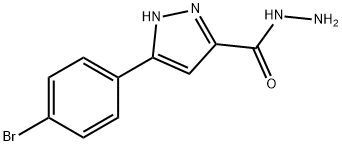 3-(4-BROMOPHENYL)-1H-PYRAZOLE-5-CARBOHYDRAZIDE Struktur