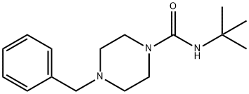 N-(TERT-BUTYL)(4-BENZYLPIPERAZINYL)FORMAMIDE Struktur