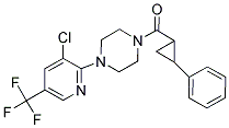 4-(3-CHLORO-5-(TRIFLUOROMETHYL)(2-PYRIDYL))PIPERAZINYL 2-PHENYLCYCLOPROPYL KETONE Struktur