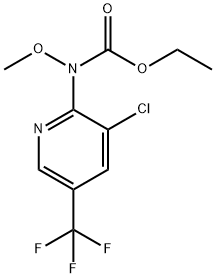 ETHYL N-[3-CHLORO-5-(TRIFLUOROMETHYL)-2-PYRIDINYL]-N-METHOXYCARBAMATE Struktur