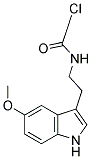 ACETAMIDE, 2-CHLORO-N-[2-(5-METHOXY-1H-INDOL-3-YL)ETHYL]- Struktur