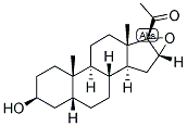 5-BETA-PREGNAN-16,17-EPOXY-3-BETA-OL-20-ONE Struktur