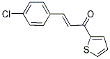 (E)-3-(4-CHLOROPHENYL)-1-(2-THIENYL)-2-PROPEN-1-ONE Struktur