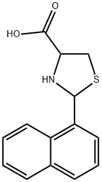 2-(1-NAPHTHYL)-1,3-THIAZOLIDINE-4-CARBOXYLIC ACID Struktur