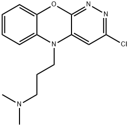 [3-(3-CHLORO-9-OXA-1,2,10-TRIAZA-ANTHRACEN-10-YL)-PROPYL]-DIMETHYL-AMINE Structure