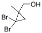 (2,2-DIBROMO-1-METHYL-CYCLOPROPYL)-METHANOL Struktur