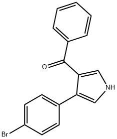 [4-(4-BROMOPHENYL)-1H-PYRROL-3-YL](PHENYL)METHANONE Struktur