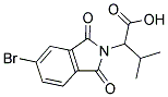 2-(5-BROMO-1,3-DIOXO-1,3-DIHYDRO-ISOINDOL-2-YL)-3-METHYL-BUTYRIC ACID Struktur