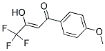 (2Z)-4,4,4-TRIFLUORO-3-HYDROXY-1-(4-METHOXYPHENYL)BUT-2-EN-1-ONE Struktur