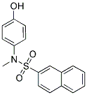 (4-HYDROXYPHENYL)METHYL(2-NAPHTHYLSULFONYL)AMINE Struktur