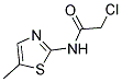 2-CHLORO-N-(5-METHYL-THIAZOL-2-YL)-ACETAMIDE Struktur