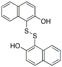 1-[(2-HYDROXY-1-NAPHTHYL)DITHIO]-2-NAPHTHOL Struktur