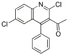 1-(2,6-DICHLORO-4-PHENYLQUINOLIN-3-YL)ETHANONE Struktur