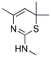 N,4,6,6-TETRAMETHYL-6H-1,3-THIAZIN-2-AMINE Struktur