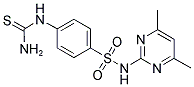 N-(4,6-DIMETHYL-PYRIMIDIN-2-YL)-4-THIOUREIDO-BENZENESULFONAMIDE Struktur