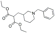 DIETHYL 2-[(1-BENZYLPIPERIDIN-3-YL)METHYL]MALONATE Struktur